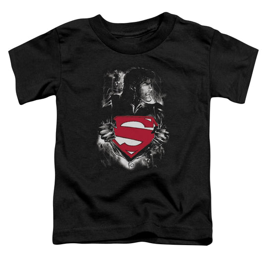 SUPERMAN DARKEST HOUR - S/S TODDLER TEE - BLACK - T-Shirt