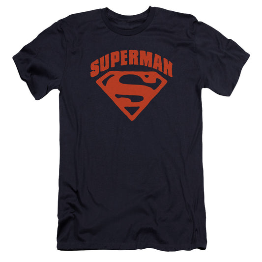 Superman - Super Shield-premuim Canvas Adult Slim Fit 30/1 - Navy