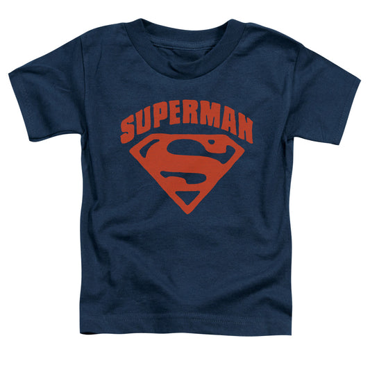 Superman - Super Shield - Short Sleeve Toddler Tee - Navy T-shirt