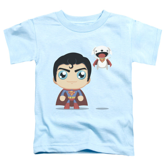 SUPERMAN CUTE SUPERMAN - S/S TODDLER TEE - LIGHT BLUE - T-Shirt