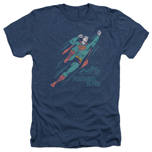 Superman - Frequent Flyer - Adult Heather - Navy
