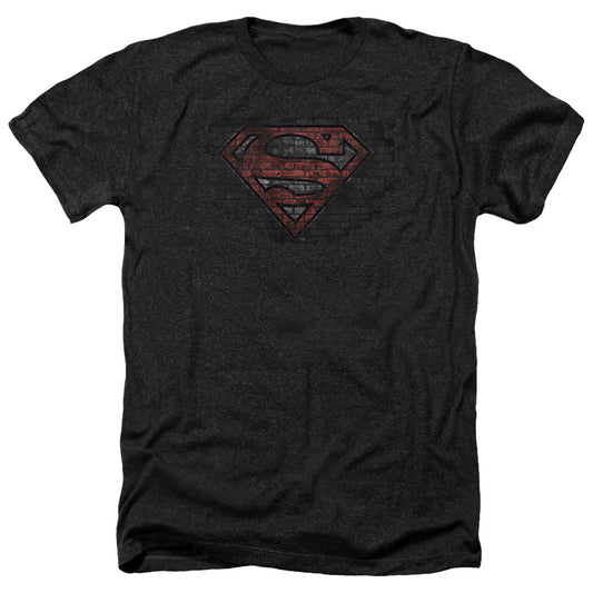 Superman - Brick S - Adult Heather-black