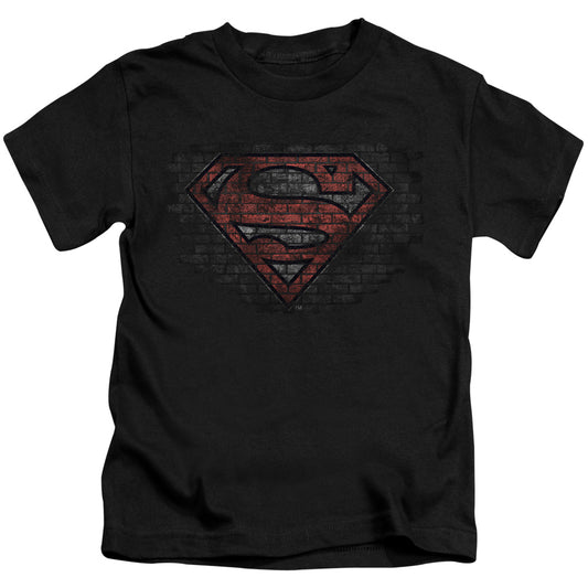 SUPERMAN BRICK S - S/S JUVENILE 18/1 - BLACK - T-Shirt