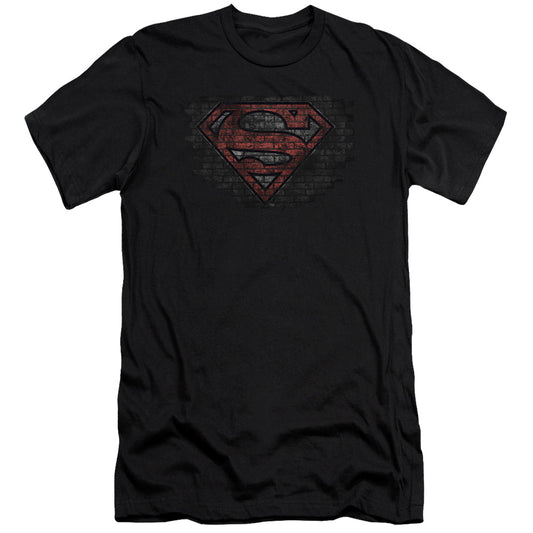Superman - Brick S-premuim Canvas Adult Slim Fit 30/1 - Black