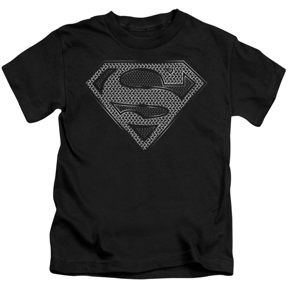 SUPERMAN CHAINMAIL - S/S JUVENILE 18/1 - BLACK - T-Shirt