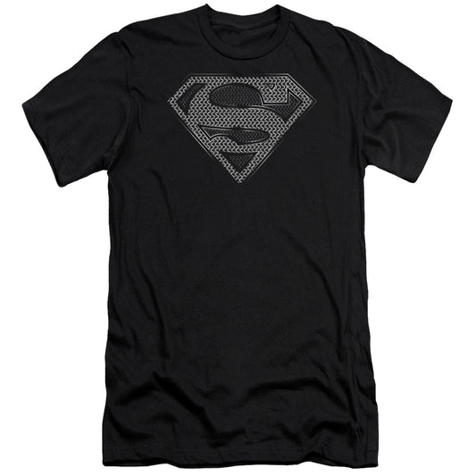 Superman - Chainmail-premuim Canvas Adult Slim Fit 30/1 - Black