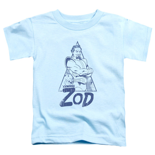 Superman - Vintage Zod - Short Sleeve Toddler Tee - Light Blue T-shirt