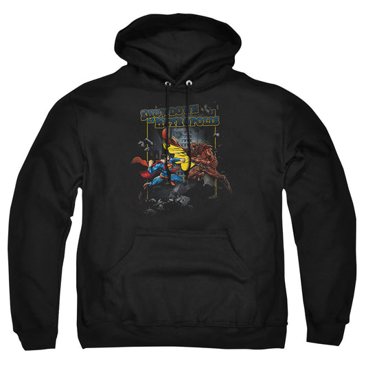 Superman - Showdown - Adult Pull-over Hoodie - Black