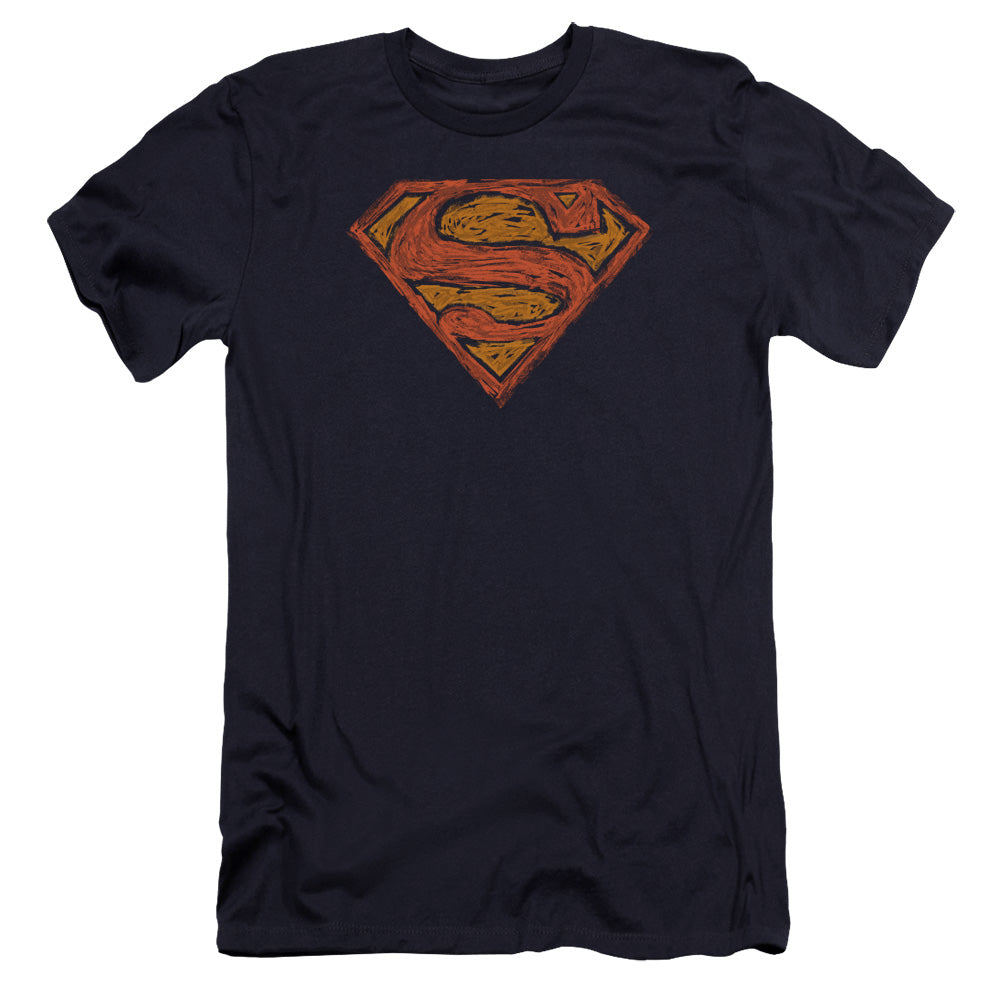 Superman - Messy S-premuim Canvas Adult Slim Fit 30/1 - Navy