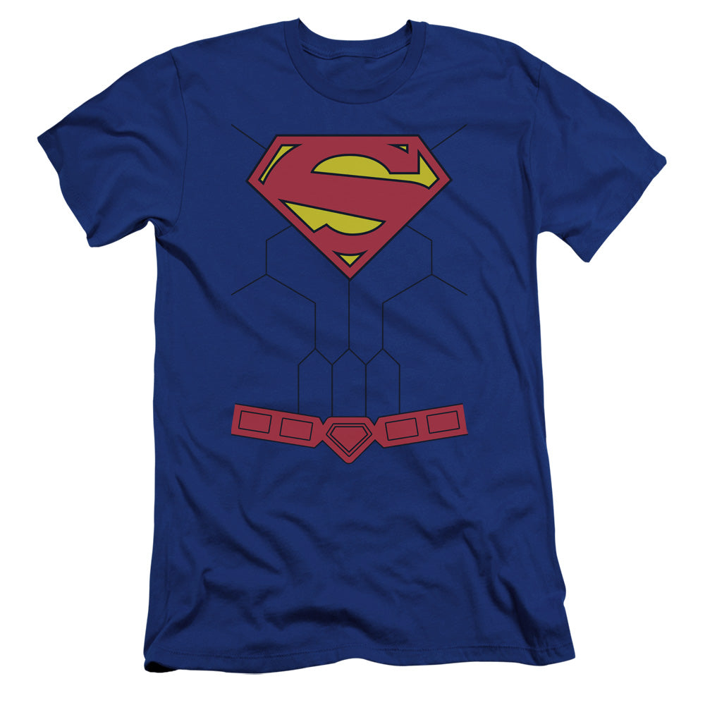 Superman - New 52 Torso-premuim Canvas Adult Slim Fit 30/1 - Royal Blue