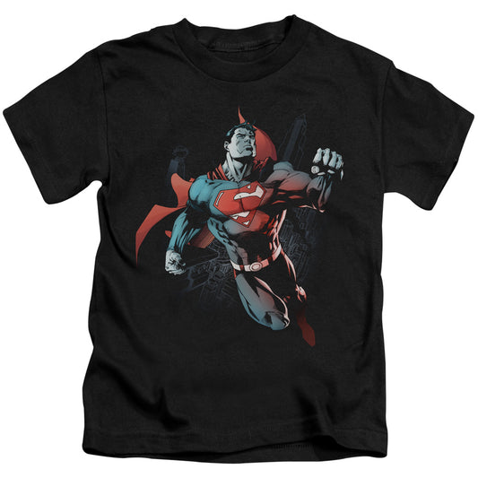 SUPERMAN UP IN THE SKY - S/S JUVENILE 18/1 - BLACK - T-Shirt