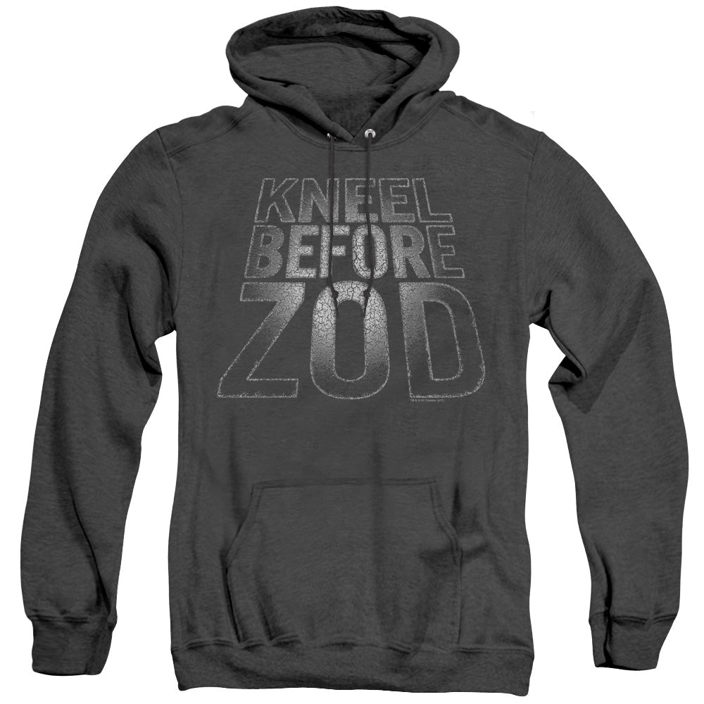 Superman - Before Zod - Adult Heather Hoodie - Black