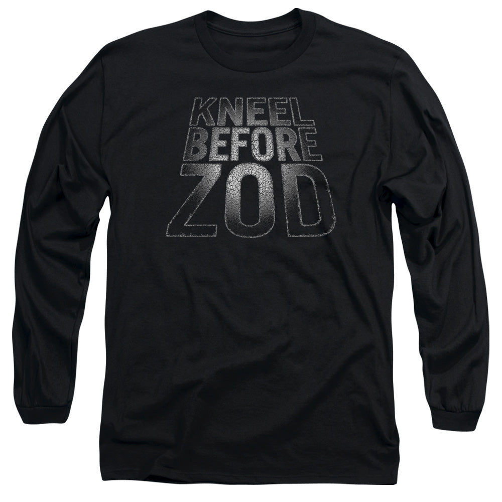 Superman - Before Zod - Long Sleeve Adult 18/1 - Black T-shirt