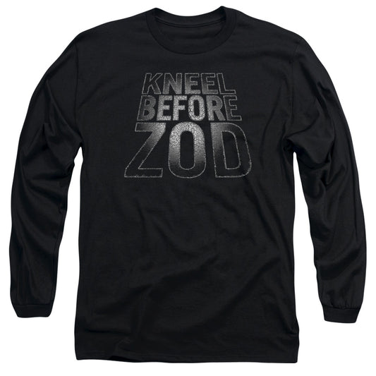 Superman - Before Zod - Long Sleeve Adult 18/1 - Black T-shirt