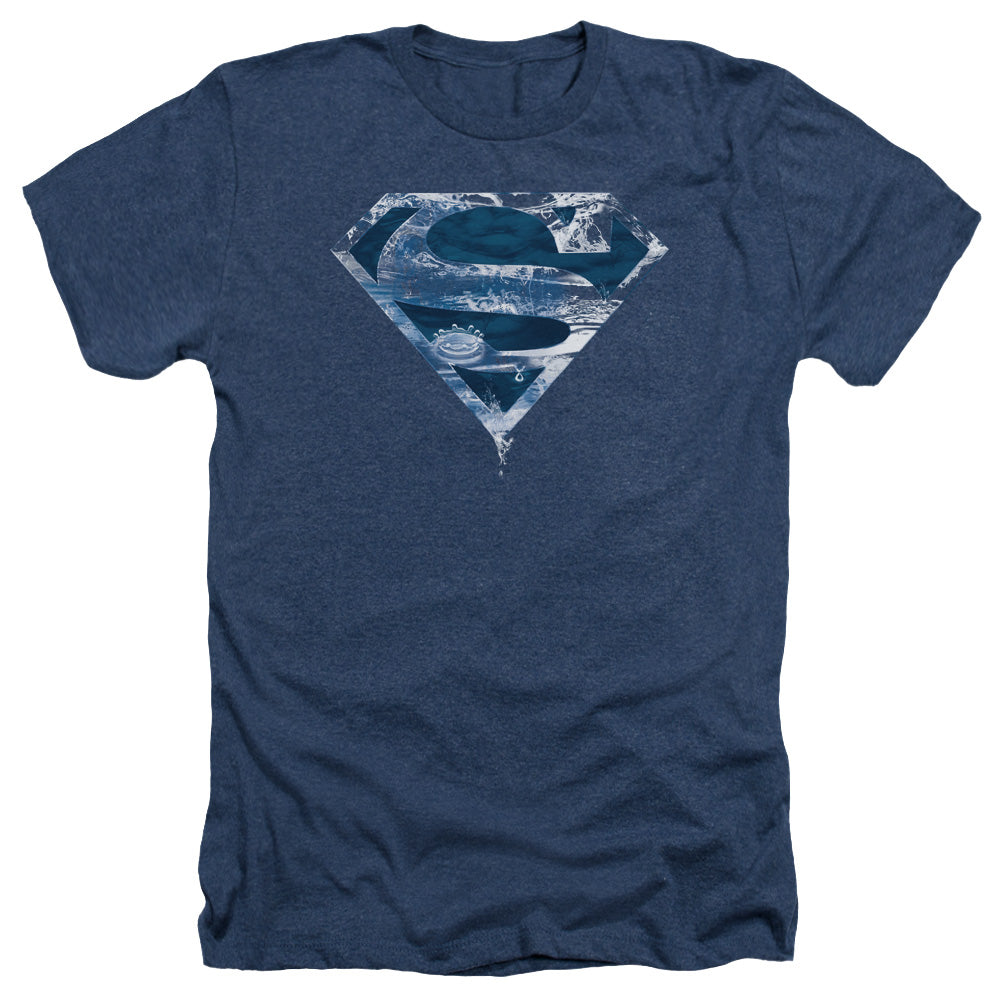 Superman - Water Shield - Adult Heather - Navy