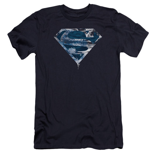 Superman - Water Shield-premuim Canvas Adult Slim Fit 30/1 - Navy