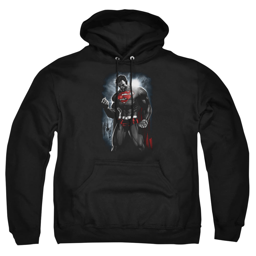 Superman - Light Of The Sun - Adult Pull-over Hoodie - Black