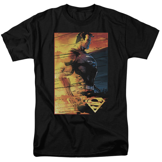 Superman - Fireproof - Short Sleeve Adult 18/1 - Black T-shirt