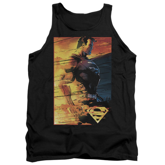 Superman - Fireproof - Adult Tank - Black