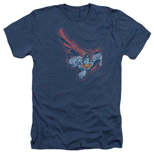 Superman - Scribble & Soar - Adult Heather - Navy