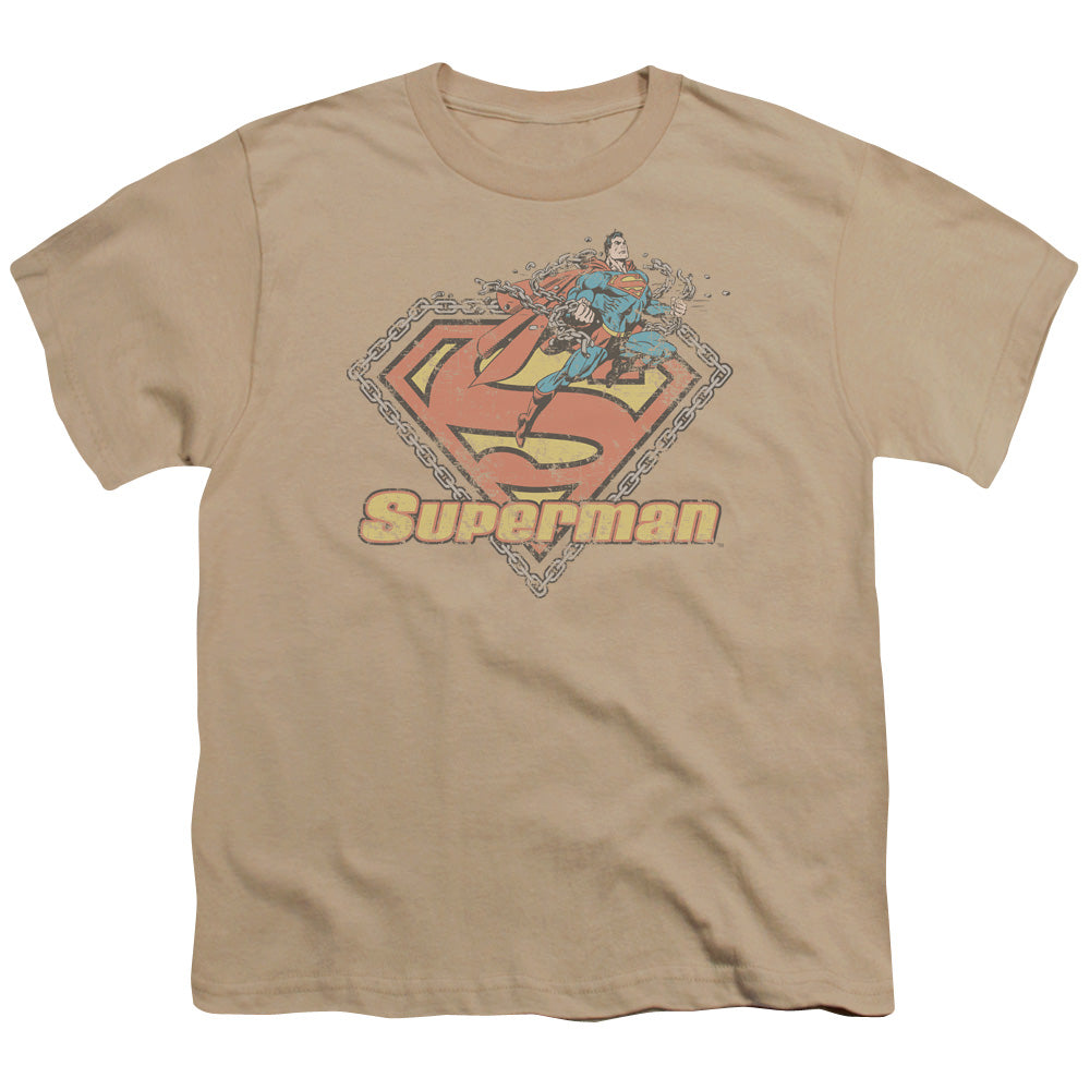 SUPERMAN EST. 1939 - S/S YOUTH 18/1 - SAND T-Shirt