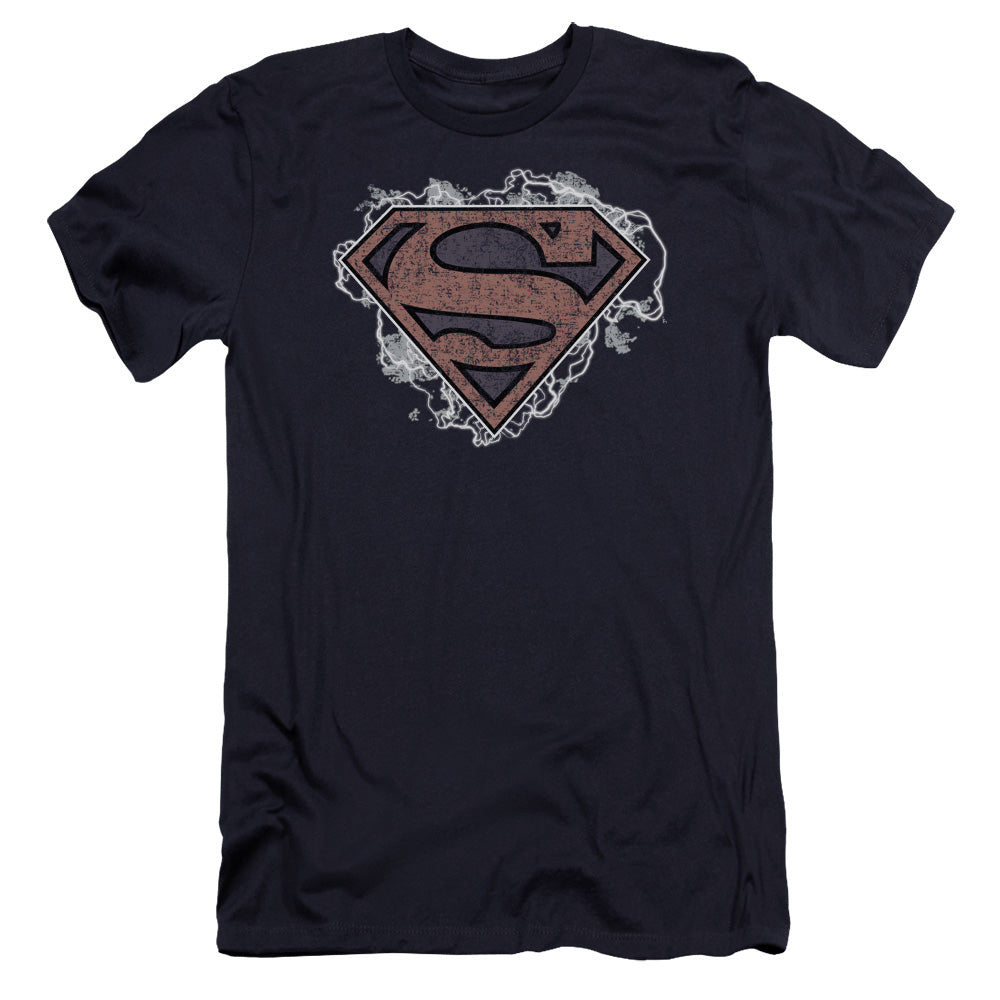 Superman - Storm Cloud Supes-premuim Canvas Adult Slim Fit 30/1 - Navy