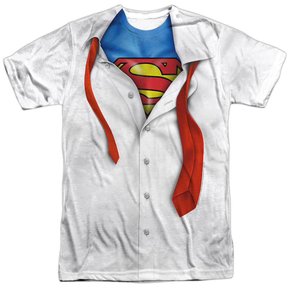 Superman - Im Superman -  Short Sleeve Adult 100% Poly Crew - White T-shirt