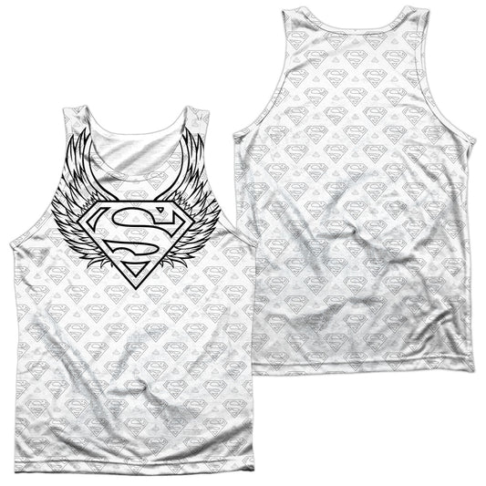 Superman Winged Shield Repeat-adult 100% Poly