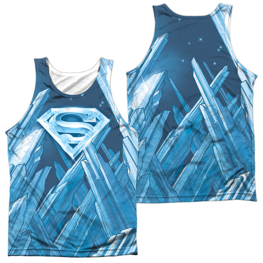 Superman - Solitude - Adult 100% Poly Tank Top - White