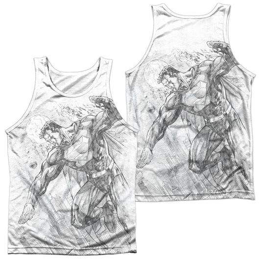 Superman Pencil City To Space-adult 100% Poly