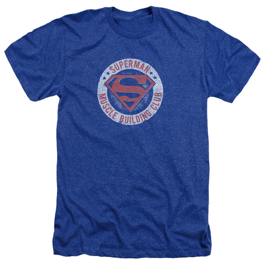 Superman - Muscle Club - Adult Heather - Royal Blue