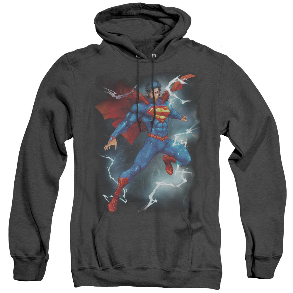 Superman - Annual #1 Cover - Adult Heather Hoodie - Black
