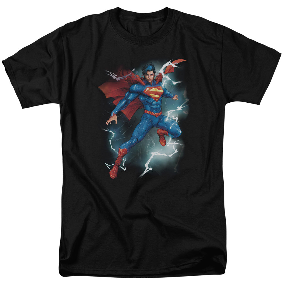 Superman - Annual #1 Cover - Short Sleeve Adult 18/1 - Black T-shirt
