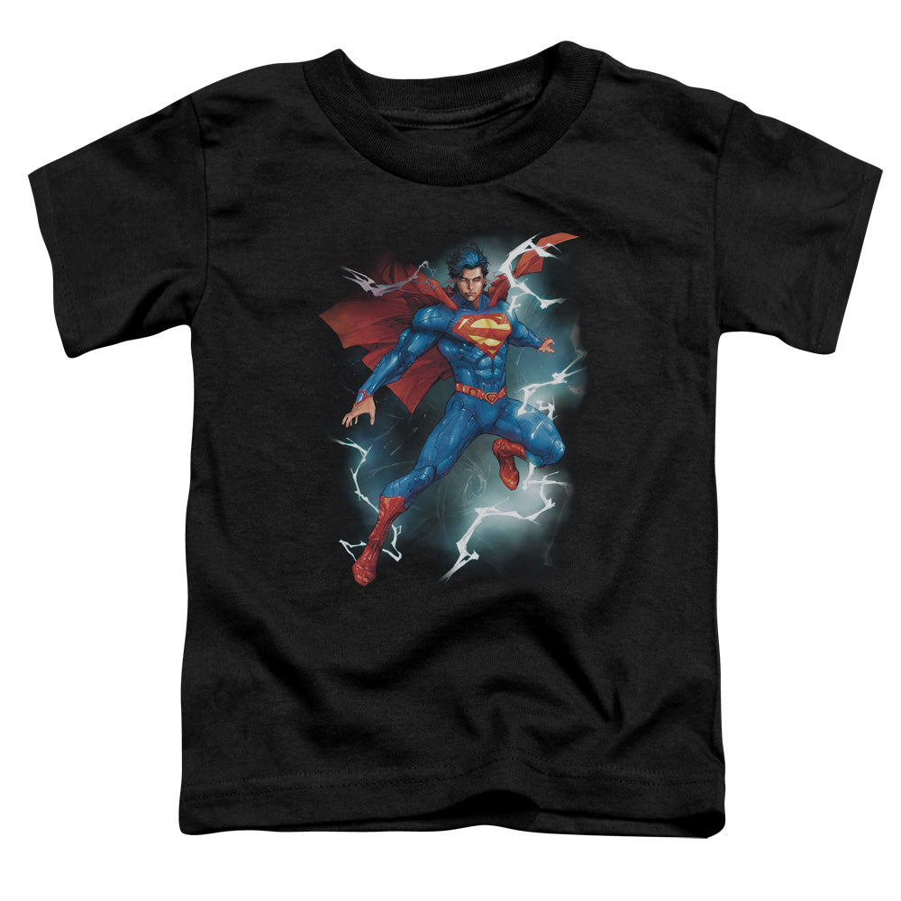 Superman - Annual #1 Cover - Short Sleeve Toddler Tee - Black T-shirt