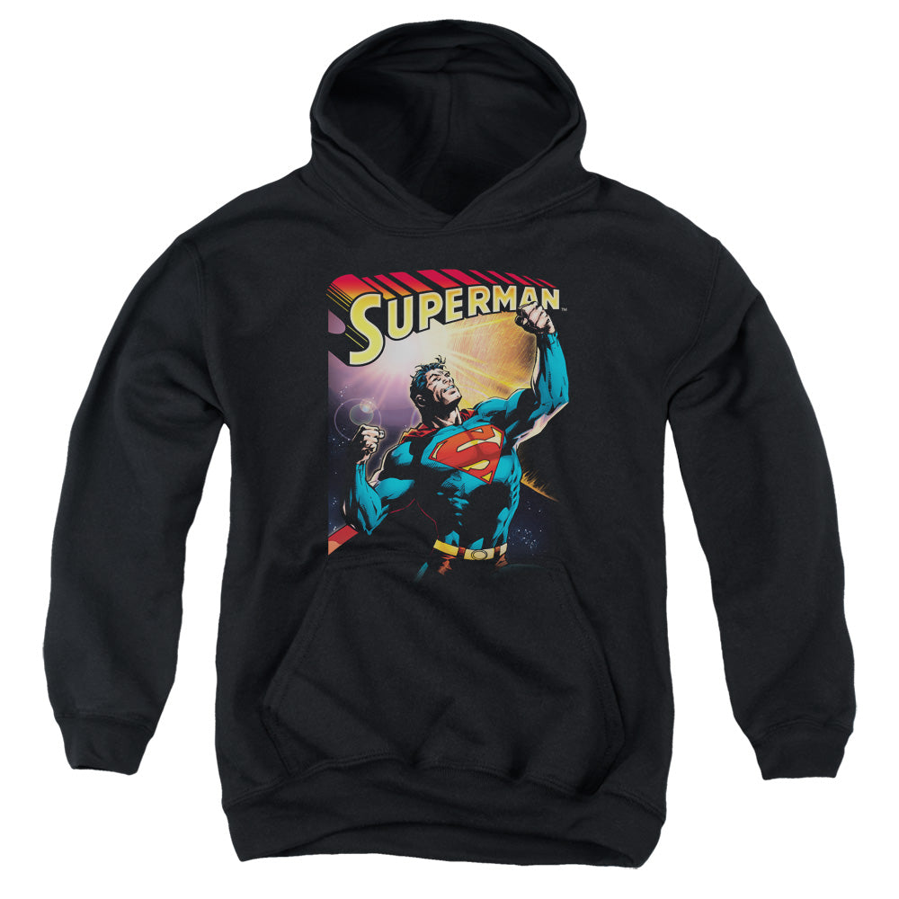 Superman - Victory - Youth Pull-over Hoodie - Black