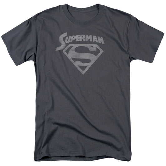 SUPERMAN SUPER ARCH - S/S ADULT 18/1 - CHARCOAL T-Shirt