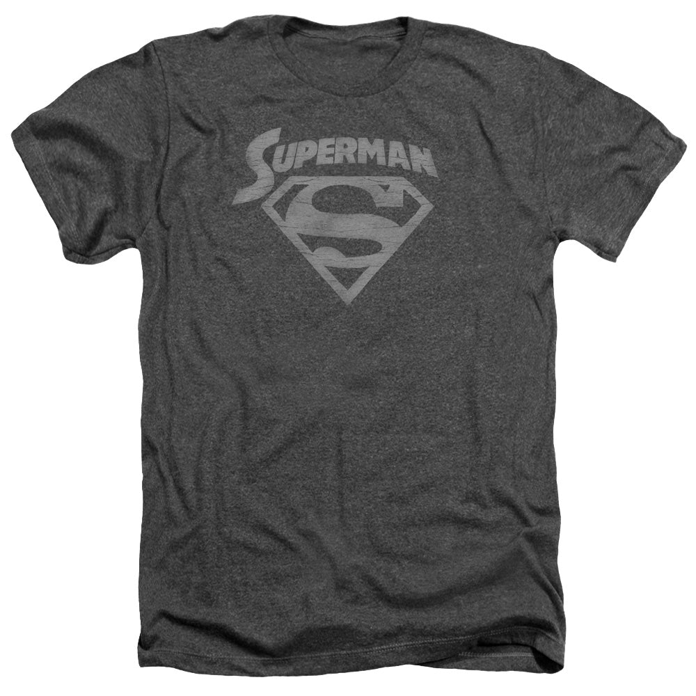Superman - Super Arch - Adult Heather - Charcoal