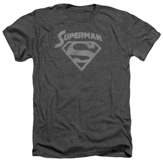 Superman - Super Arch - Adult Heather - Charcoal