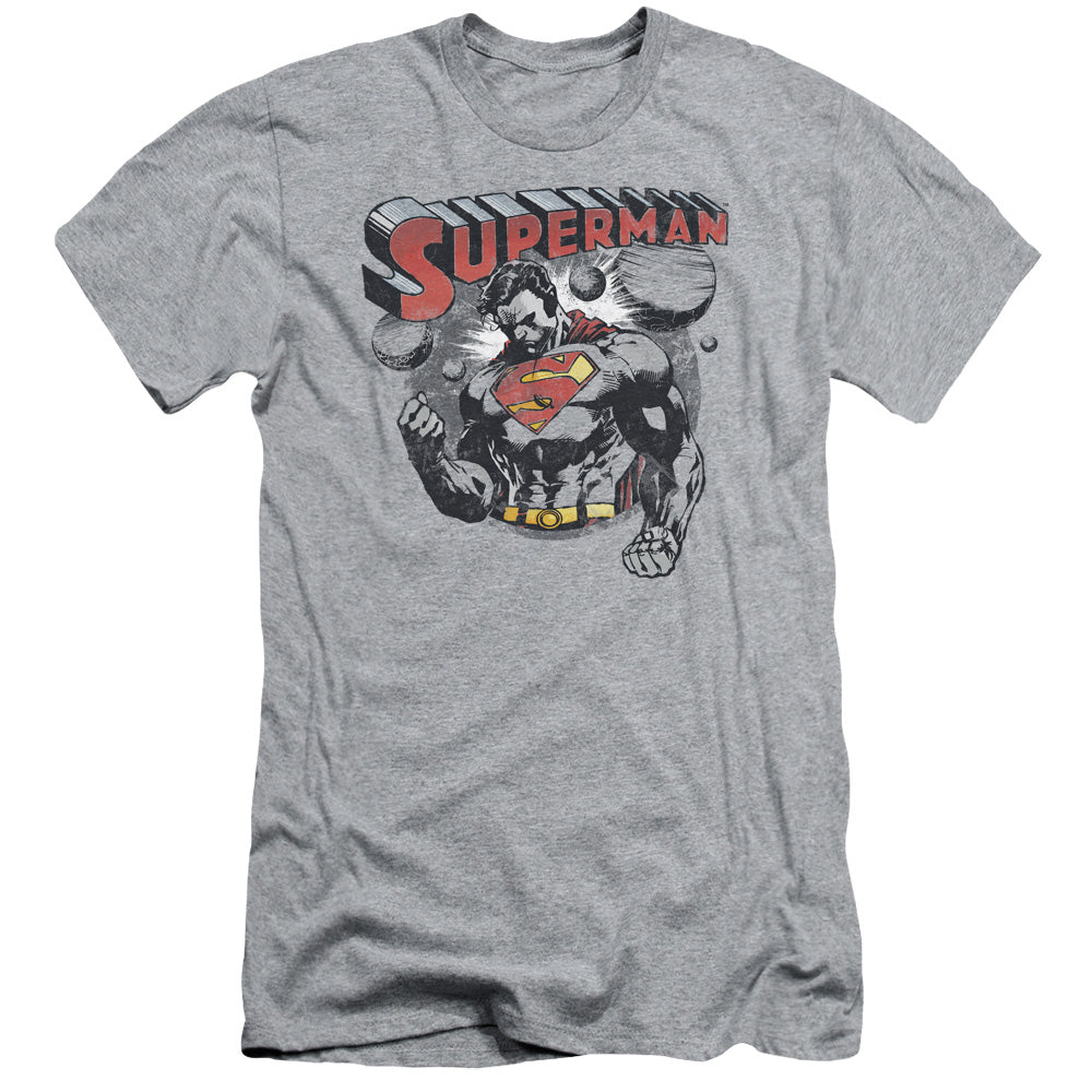 Superman - Super Ko - Short Sleeve Adult 30/1 - Athletic Heather T-shirt