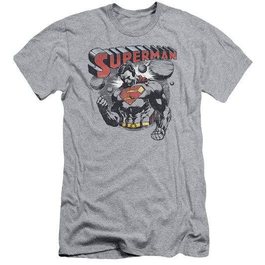 Superman - Super Ko - Short Sleeve Adult 30/1 - Athletic Heather T-shirt