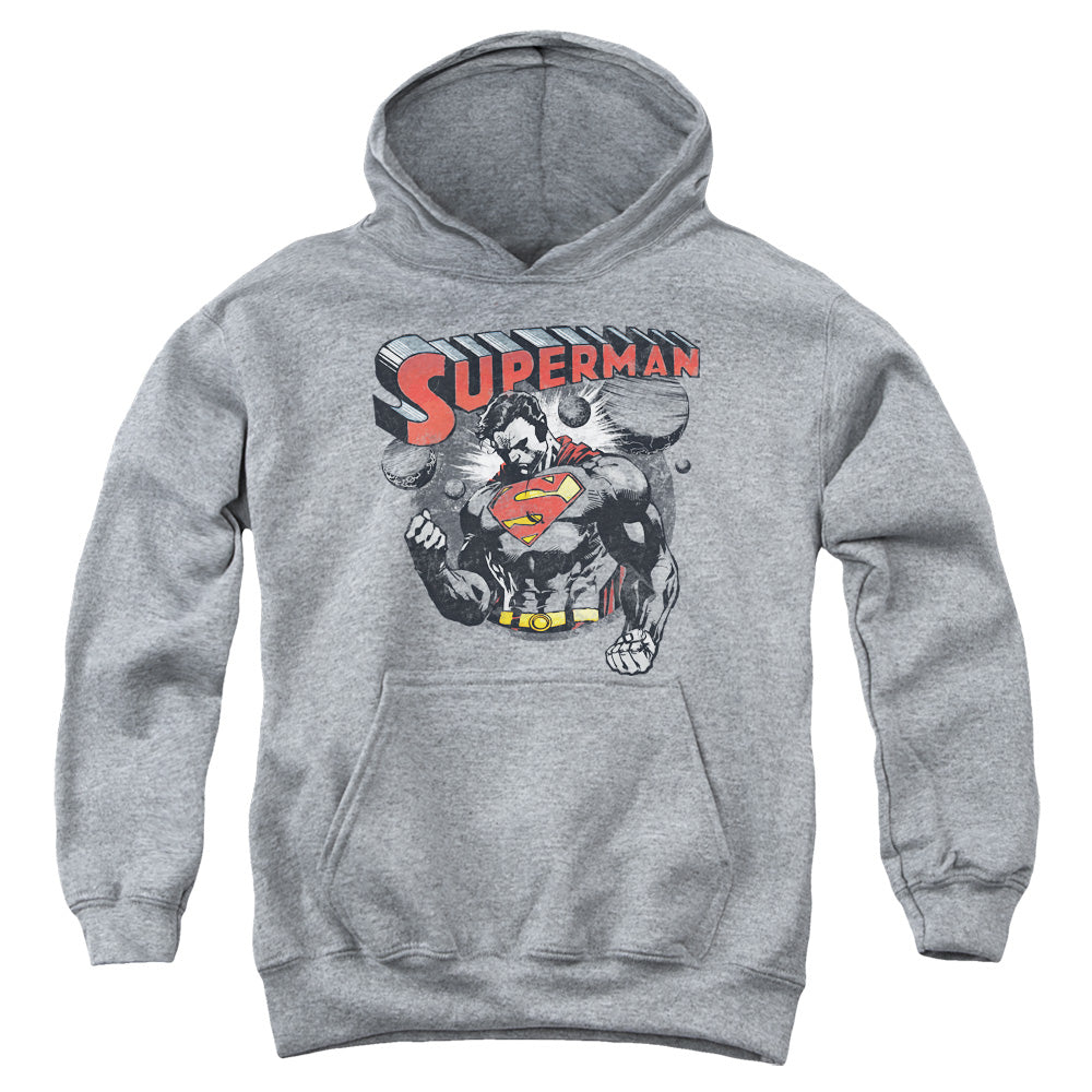 Superman - Super Ko - Youth Pull-over Hoodie - Heather