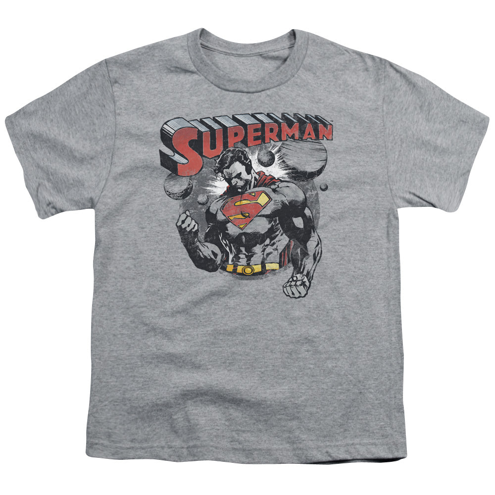 Superman - Super Ko - Short Sleeve Youth 18/1 - Athletic Heather T-shirt