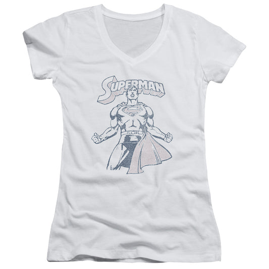Superman - Get Some-junior V-neck - White