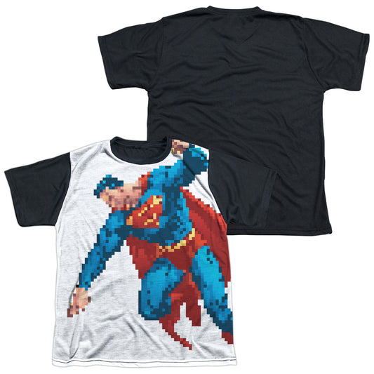 Superman - Superbit - Short Sleeve Youth White Front Black Back   - White T-shirt