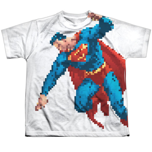 Superman - Superbit - Short Sleeve Youth Poly Crew - White T-shirt