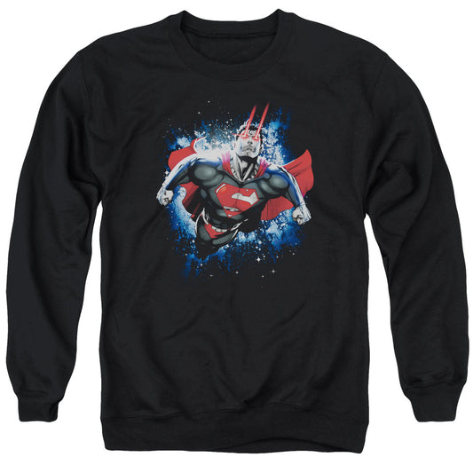 Superman - Stardust - Adult Crewneck Sweatshirt - Black