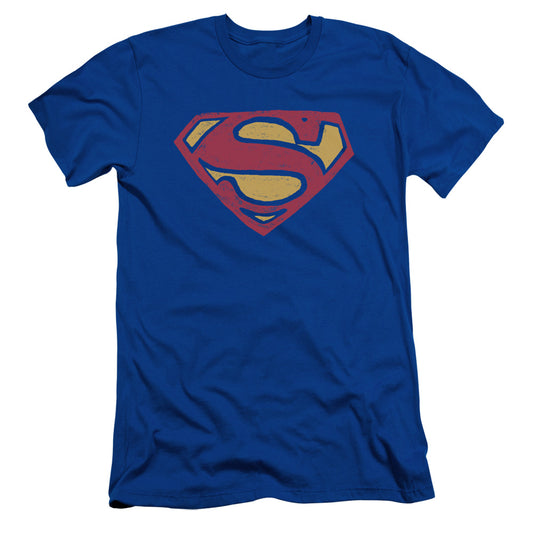 Superman - Super Rough - Short Sleeve Adult 30/1 - Royal Blue T-shirt