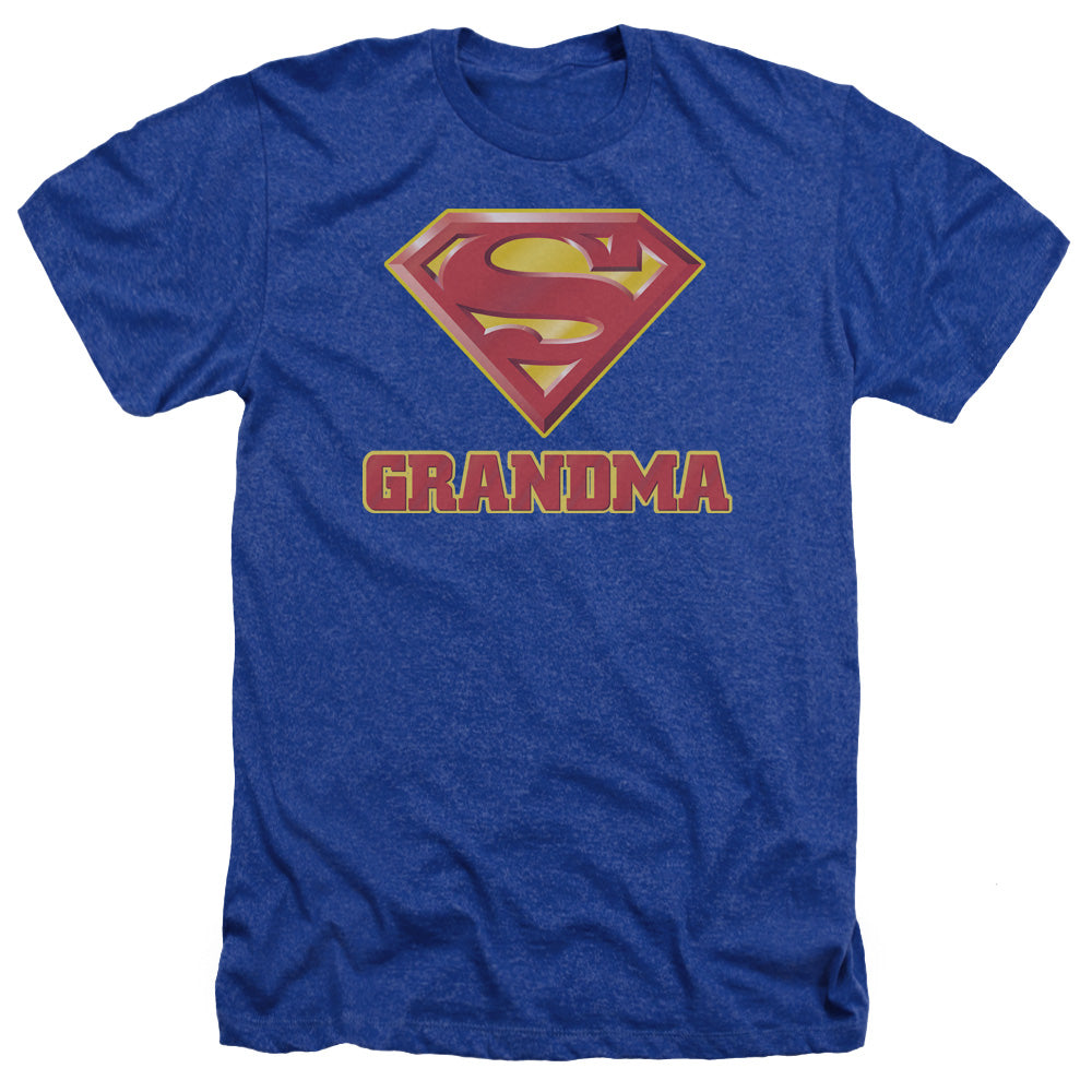 Superman - Super Grandma - Adult Heather - Royal Blue