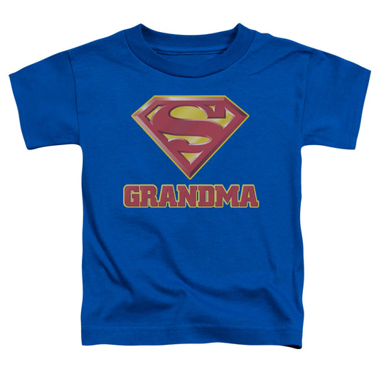 Superman - Super Grandma - Short Sleeve Toddler Tee - Royal Blue T-shirt