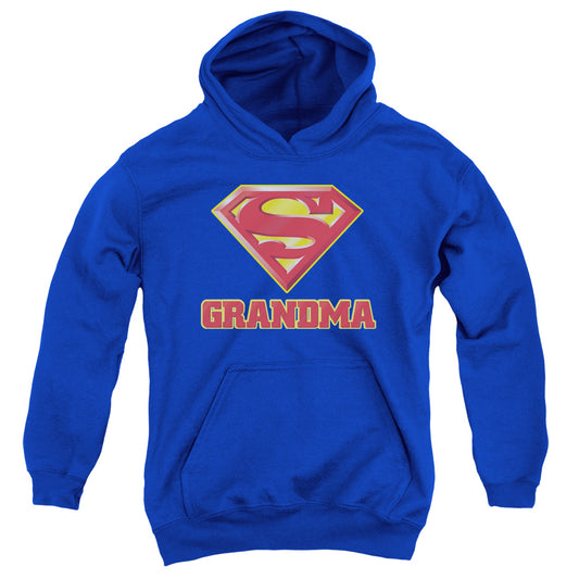 Superman - Super Grandma - Youth Pull-over Hoodie - Royal